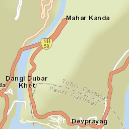 Devaprayag Street Map