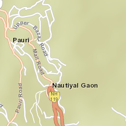 Pauri Street Map
