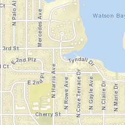 Cove Florida Street Map