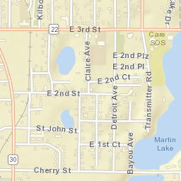 Springfield Florida Street Map