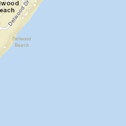 Delwood Beach Florida Street Map