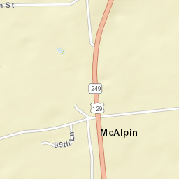 McAlpin Florida Street Map