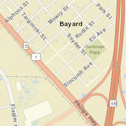 Bayard Florida Street Map