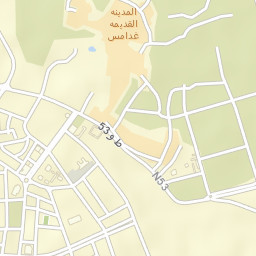 Ghadāmis Street Map