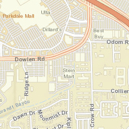 4453-4463 Dowlen Road, Beaumont, TX Street Map