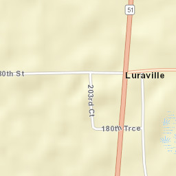 Luraville Florida Street Map