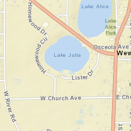 Wewahitchka Florida Street Map