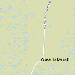Wakulla Beach Florida Street Map