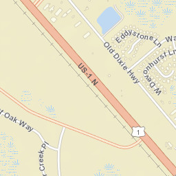 Durbin Florida Street Map