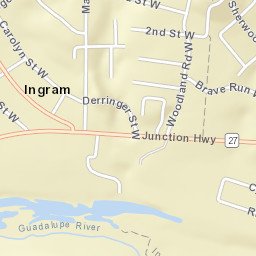 100 Washington Street, Ingram, TX Street Map