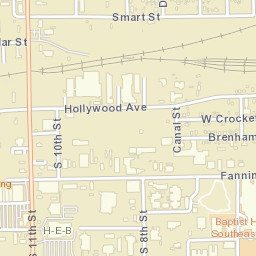 Beaumont, Texas Street Map