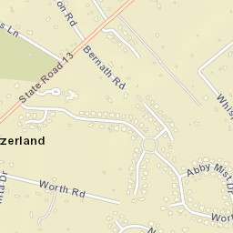 Switzerland Florida Street Map