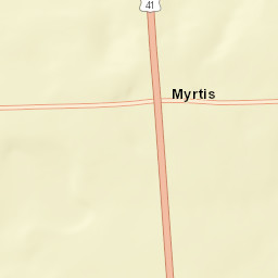 Myrtis Florida Street Map