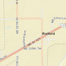 Raiford Florida Street Map