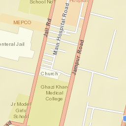 Dera Ghazi Khan Street Map