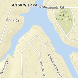 Asbury Lake Florida Street Map