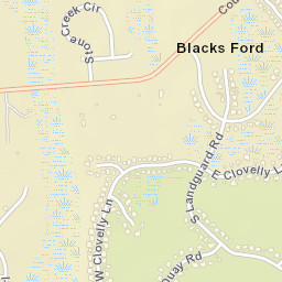 Blacks Ford Florida Street Map