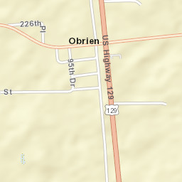 O'Brien Florida Street Map