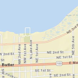 Lake Butler Florida Street Map