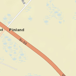 Pinland Florida Street Map