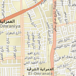 Giza Street Map