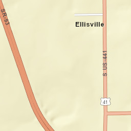Ellisville Florida Street Map