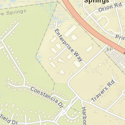 Magnolia Springs Florida Street Map