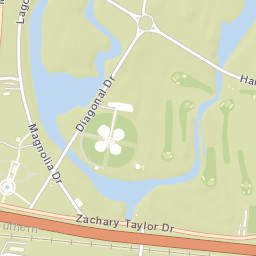 New orleans Botanical Gardens Street Map