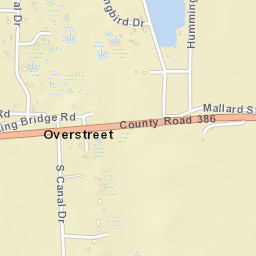 Overstreet Florida Street Map