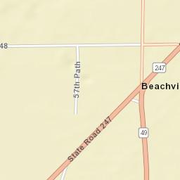 Beachville Florida Street Map