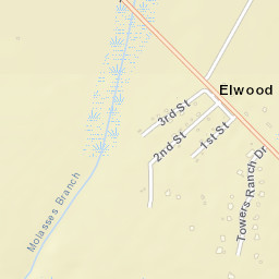 Elwood Florida Street Map