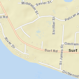Surf Florida Street Map
