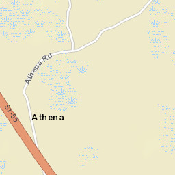 Athena Florida Street Map