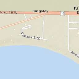 Kingsley Florida Street Map