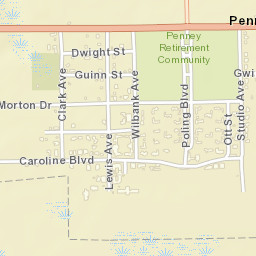 Penney Farms Florida Street Map