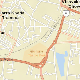 Thanesar Street Map