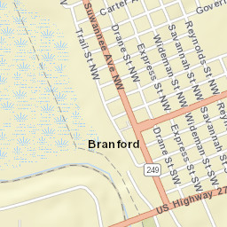 Branford Florida Street Map