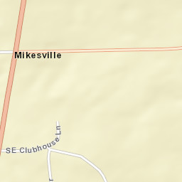 Mikesville Florida Street Map