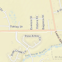 Woodlawn Florida Street Map