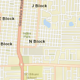 Ganganagar Street Map