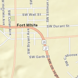 Fort White Florida Street Map