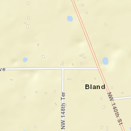 Bland Florida Street Map