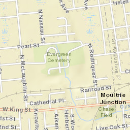 Moultrie Junction Florida Street Map