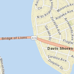 211 Alcazar St, St Augustine, FL 32080 Street Map