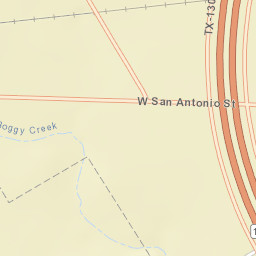 San Antonio Street, Lockhart, TX 78644, USA Street Map