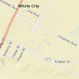 White City Florida Street Map