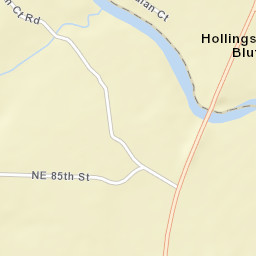 Hollingsworth Bluff Florida Street Map