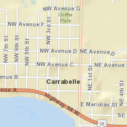 Carrabelle Florida Street Map