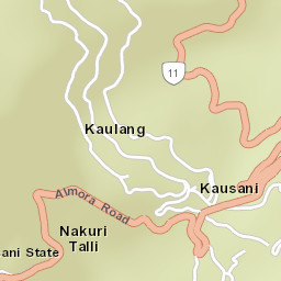 Kausani Street Map