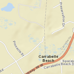 Carrabelle Beach Florida Street Map